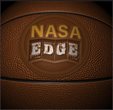 The NASA Edge Logo Basketball